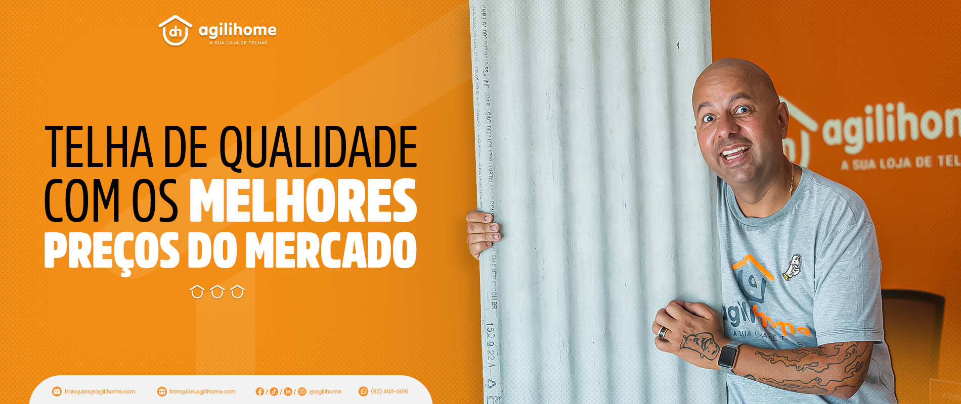 Telha de qualidade com os melhores preços do mercado